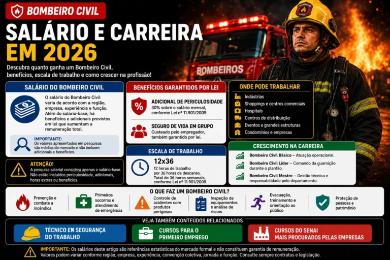 Bombeiro Civil Salário