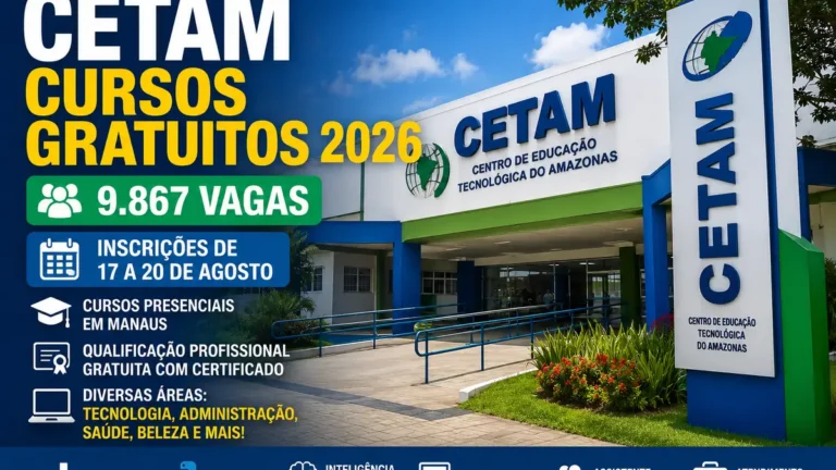 CETAM Cursos Gratuitos