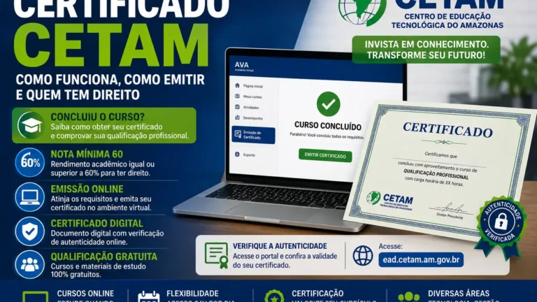 Certificado CETAM
