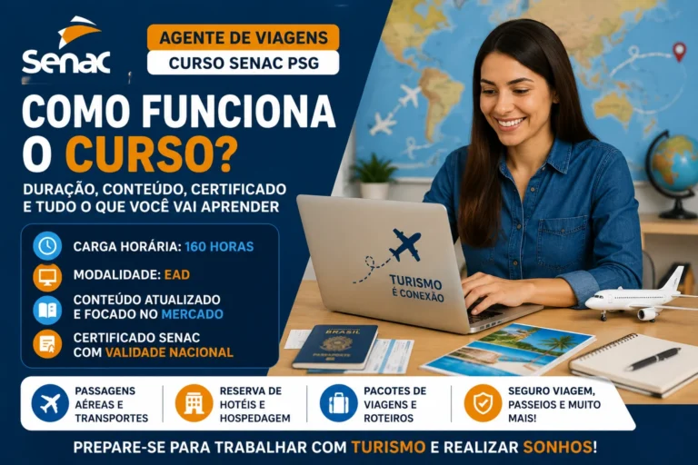Curso Agente de Viagens Senac