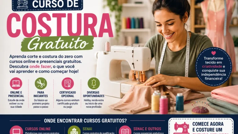 Curso de Costura Gratuito