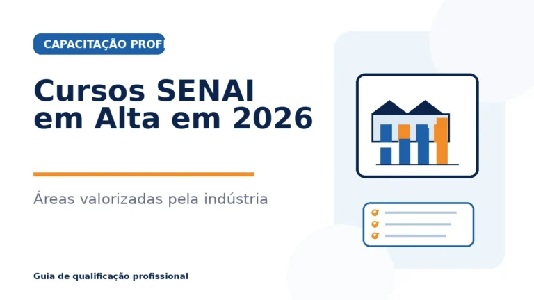 Cursos SENAI Mais Procurados pelas Empresas em 2026